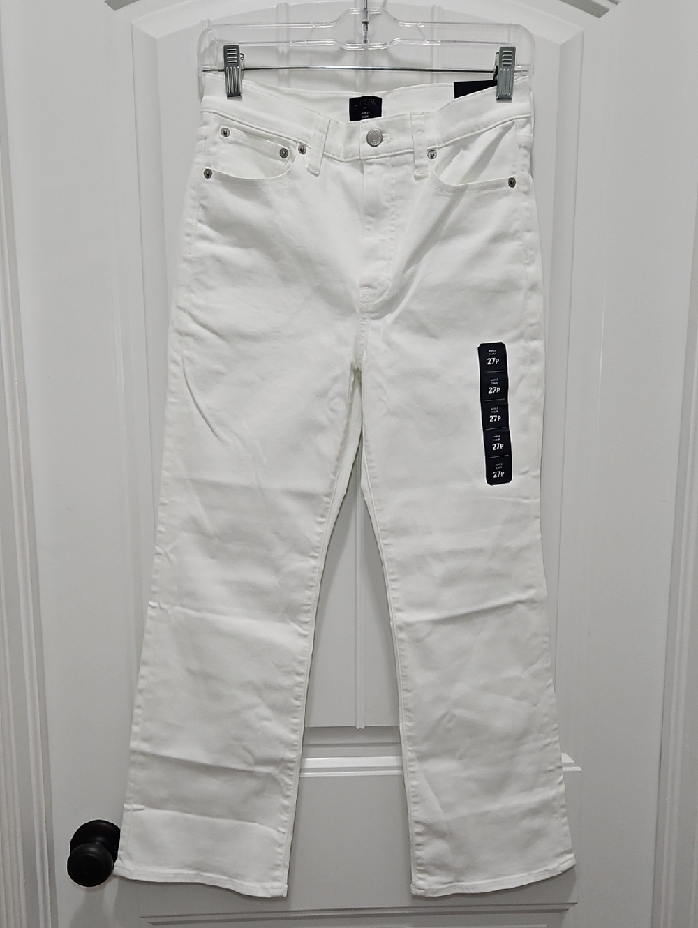J.Crew Ankle Flare Jean New Size 27 Petite White - Picture 2 of 9